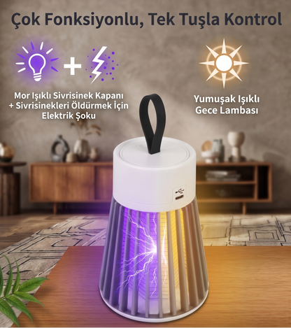 LikyaMarkt™ | Kablosuz Masaüstü Sinek ve Böcek Öldürücü