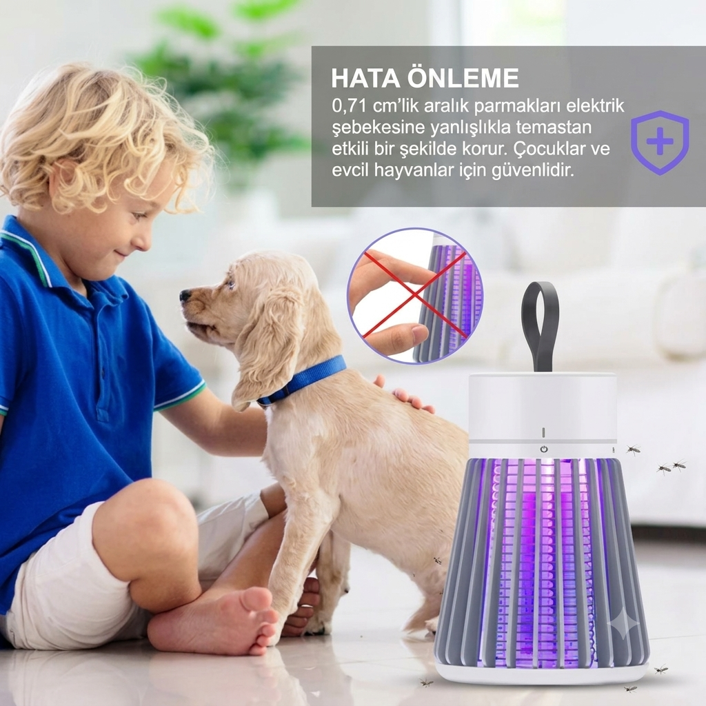 LikyaMarkt™ | Kablosuz Masaüstü Sinek ve Böcek Öldürücü